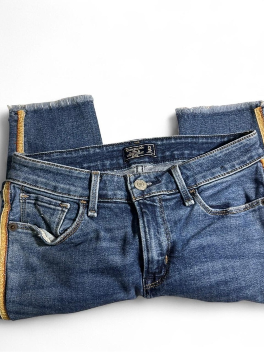Abercrombie & Fitch Harper Low Rise Ankle Jeans